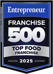 Entrepreneur 2025 Franchise 500 Ranked Award Logo